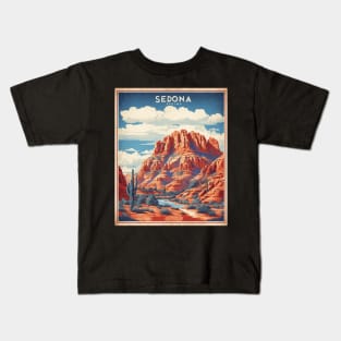 Sedona Arizona United States of America Tourism Vintage Poster Kids T-Shirt